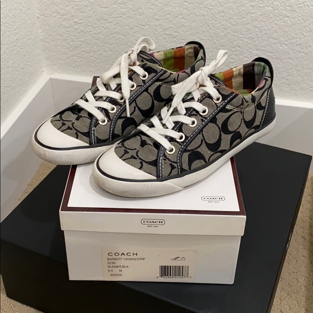 Coach tennis shoes